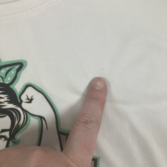 Flex Appeal Athletic Tank Top Gym Women’s Size Large 12/14 Graphic Girl Power - Picture 9 of 11